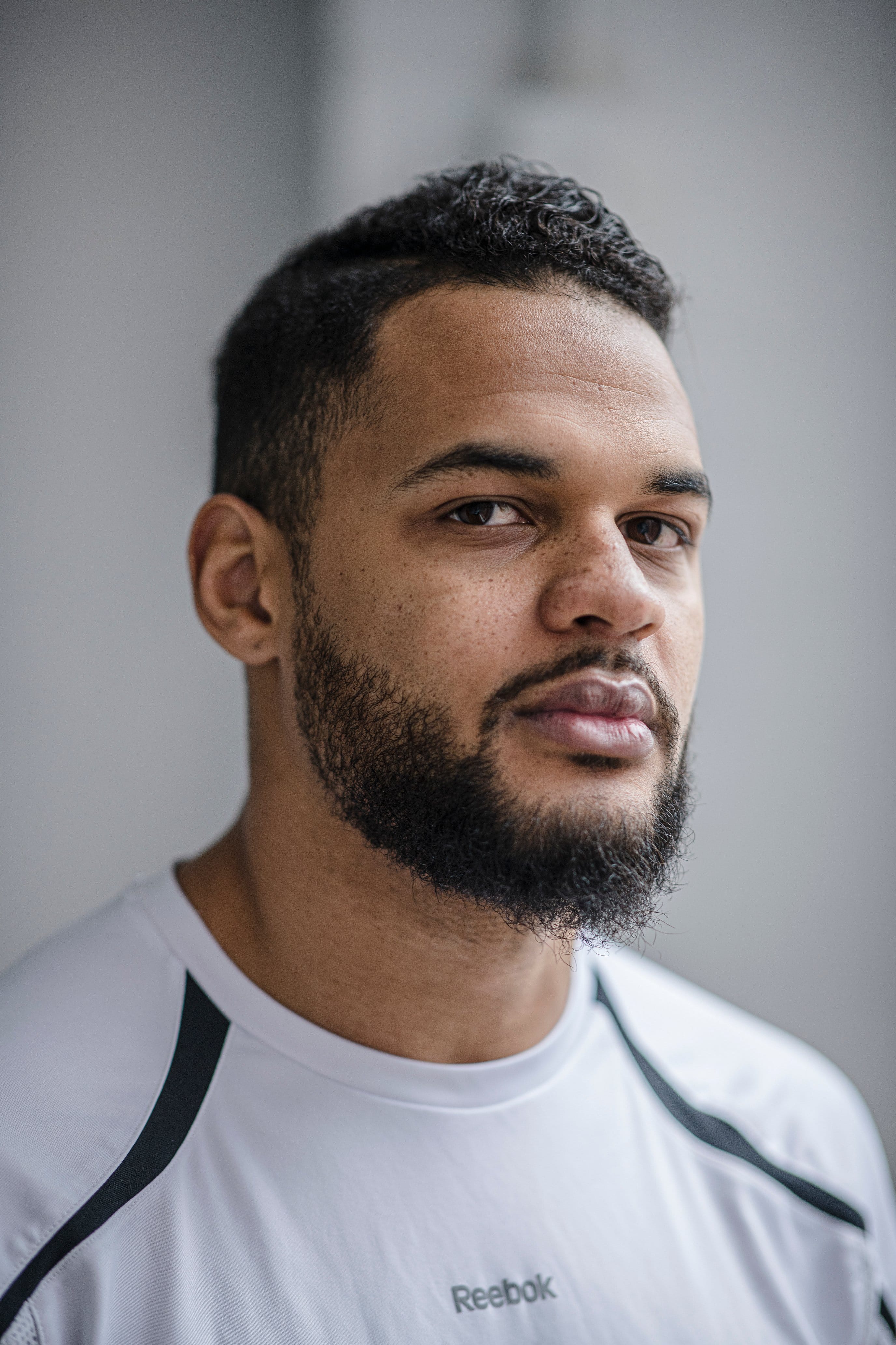 Canadian professional ice hockey player Akim Aliu (Photograph by Jalani Morgan)