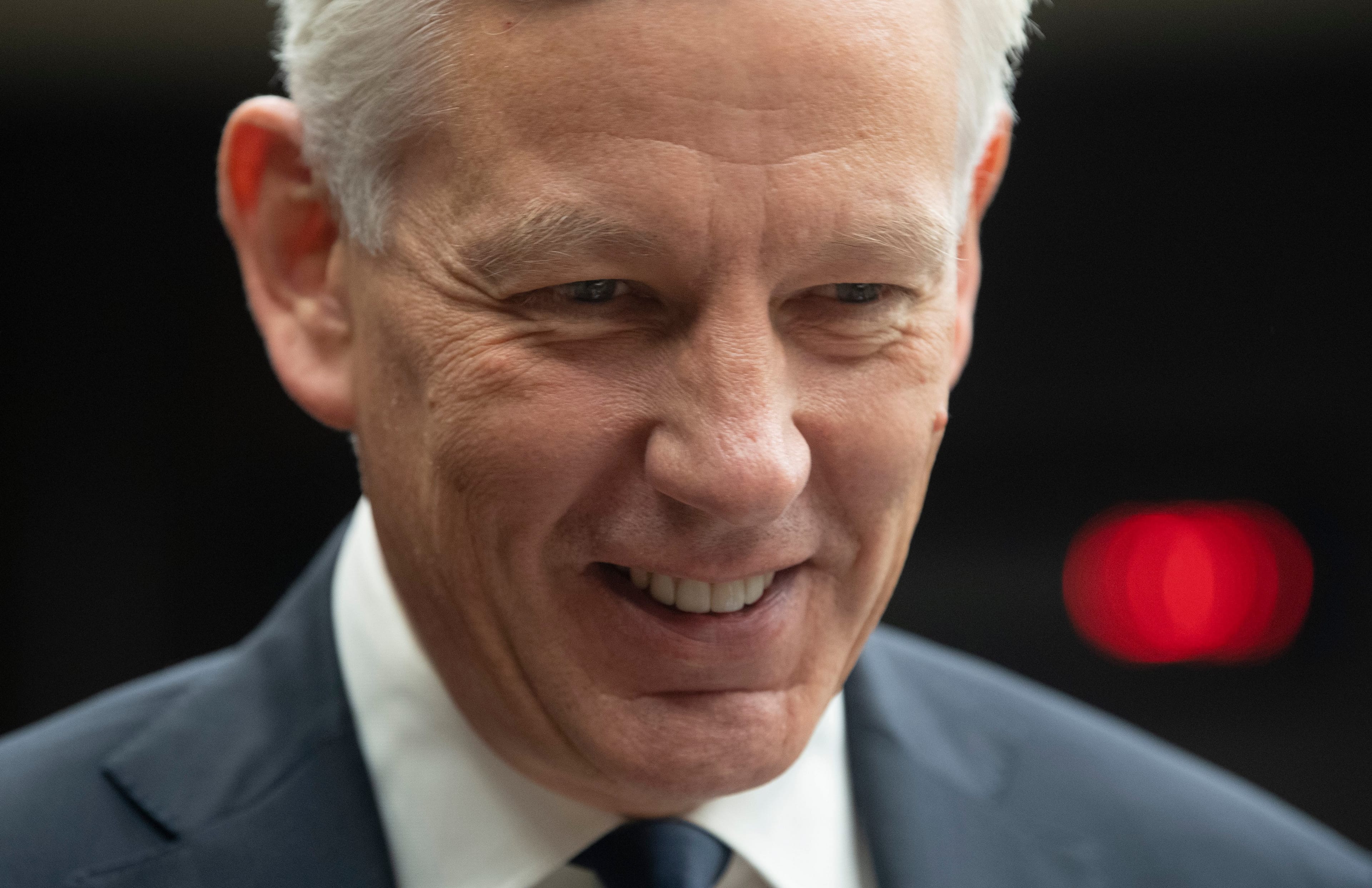 Canada's Ambassador to China, Dominic Barton, waits to appear before the House of Commons committee on Canada-China relations in Ottawa, Wednesday, Feb. 5, 2020. (Adrian Wyld/CP)
