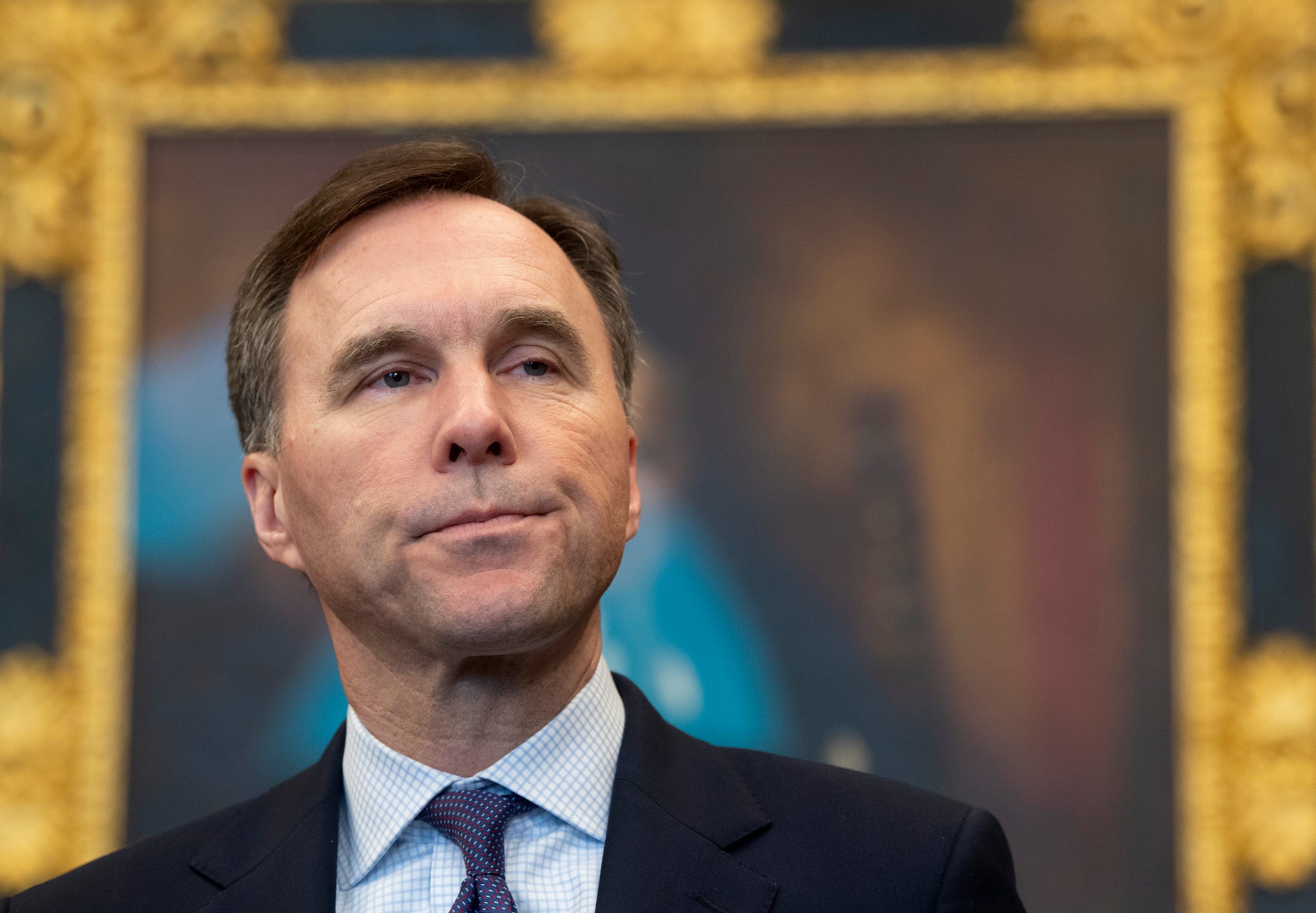 Minister of Finance Bill Morneau on Parliament Hill  on February 18, 2020. (Adrian Wyld/CP)