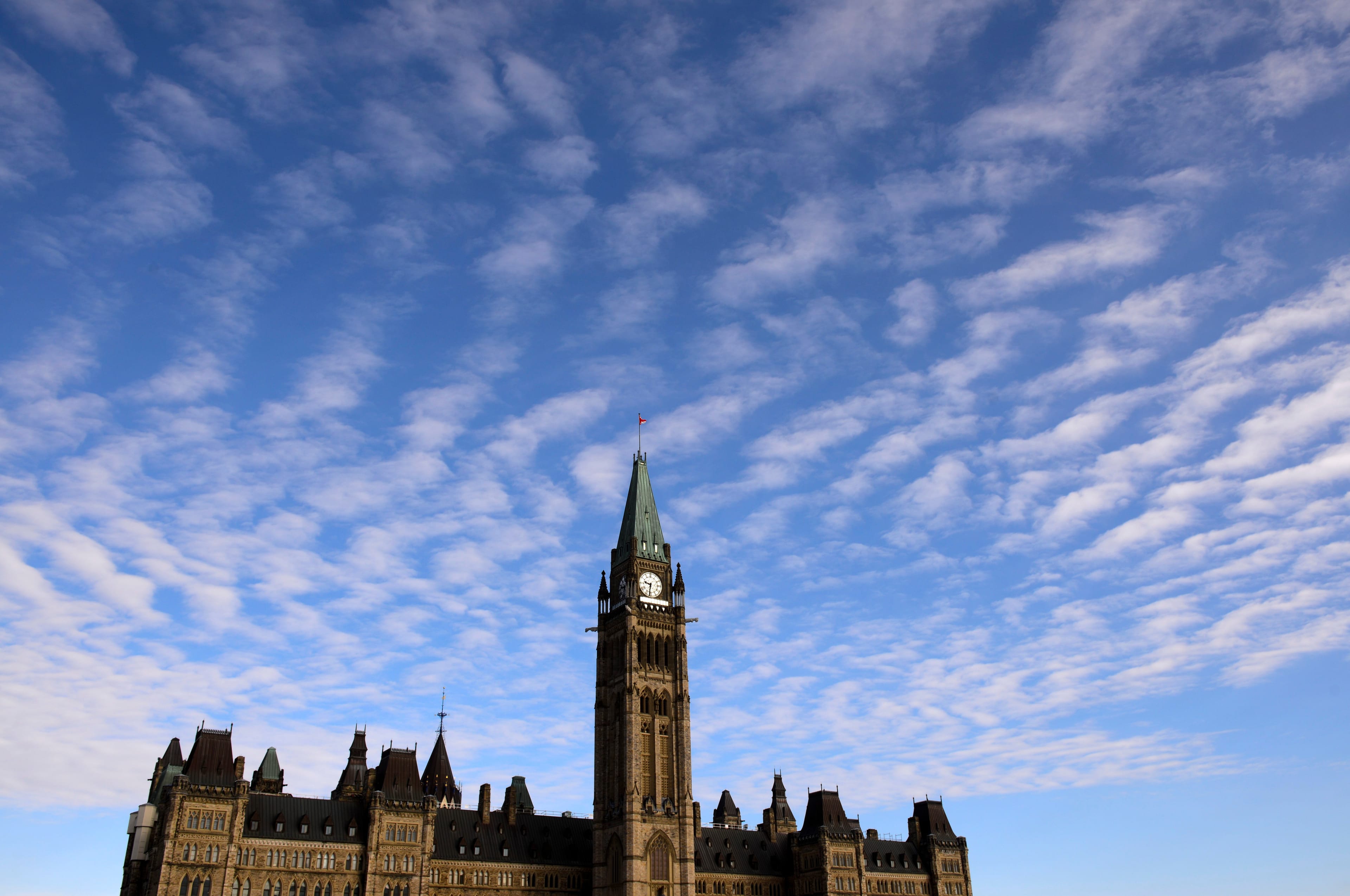 Parliament Hill on Wednesday, March 11, 2020. (Sean Kilpatrick/CP)