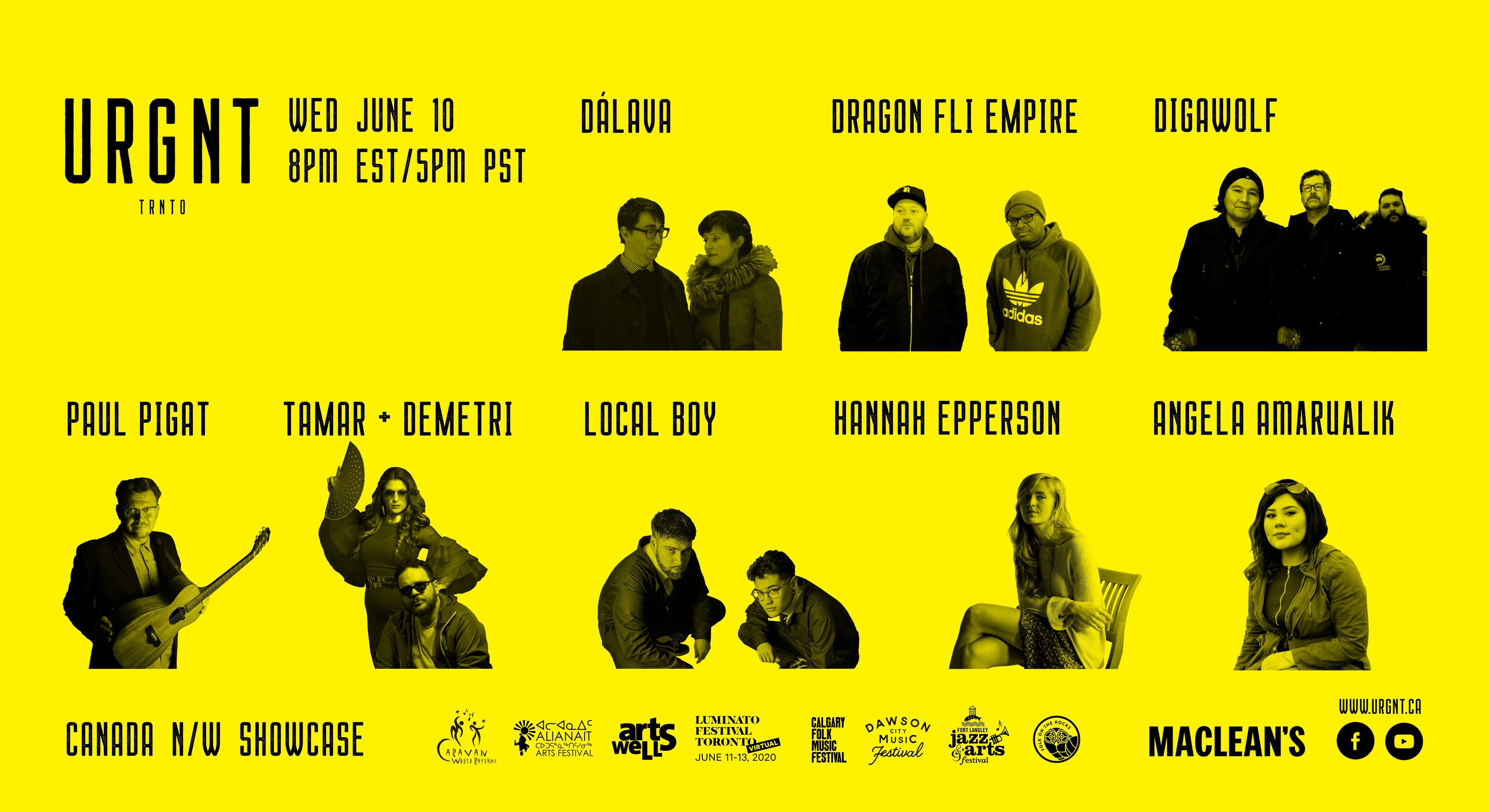 URGNT CANADA SHOWCASE