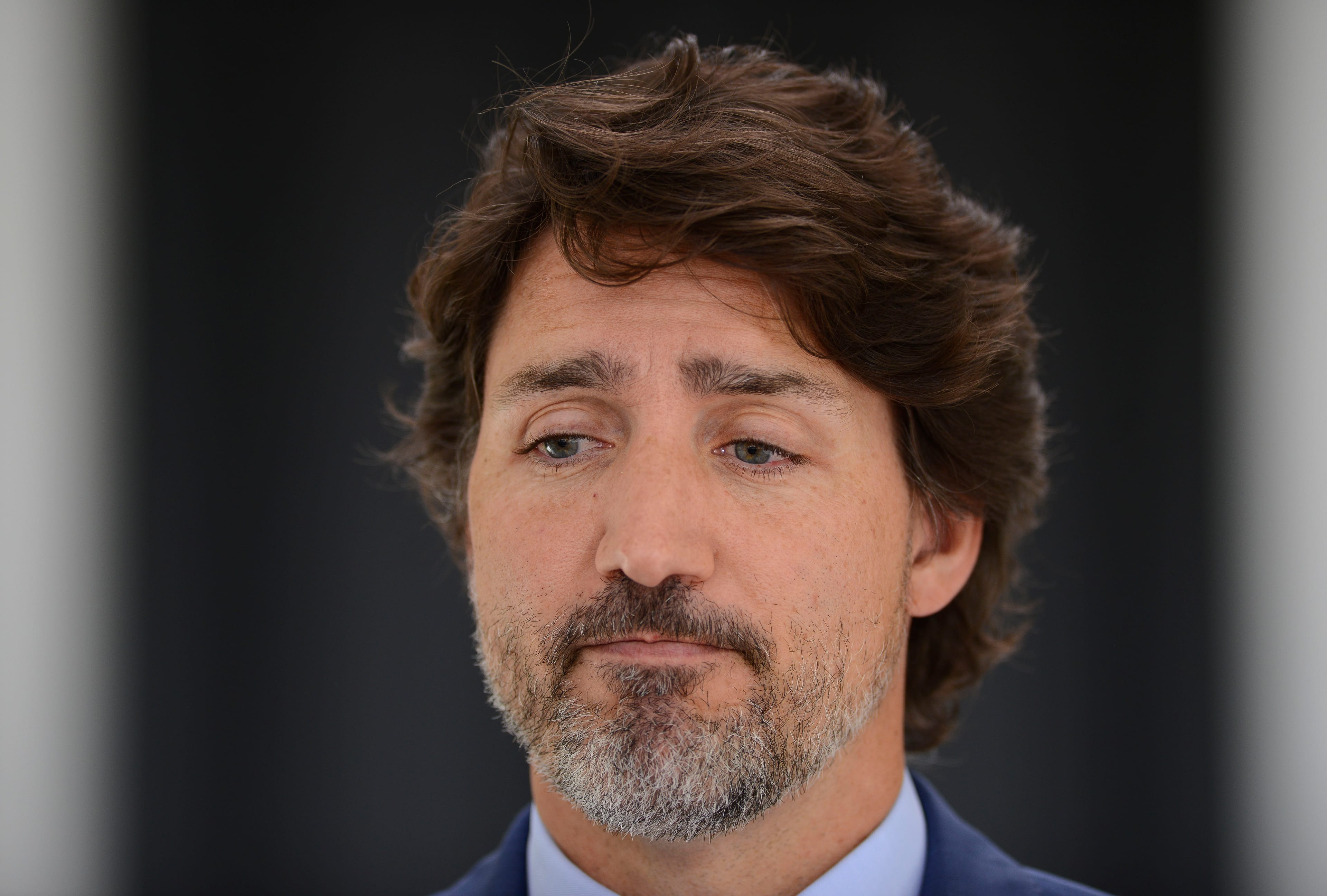Trudeau holds a press conference at Rideau Cottage in Ottawa on July 13, 2020 (CP/Sean Kilpatrick)