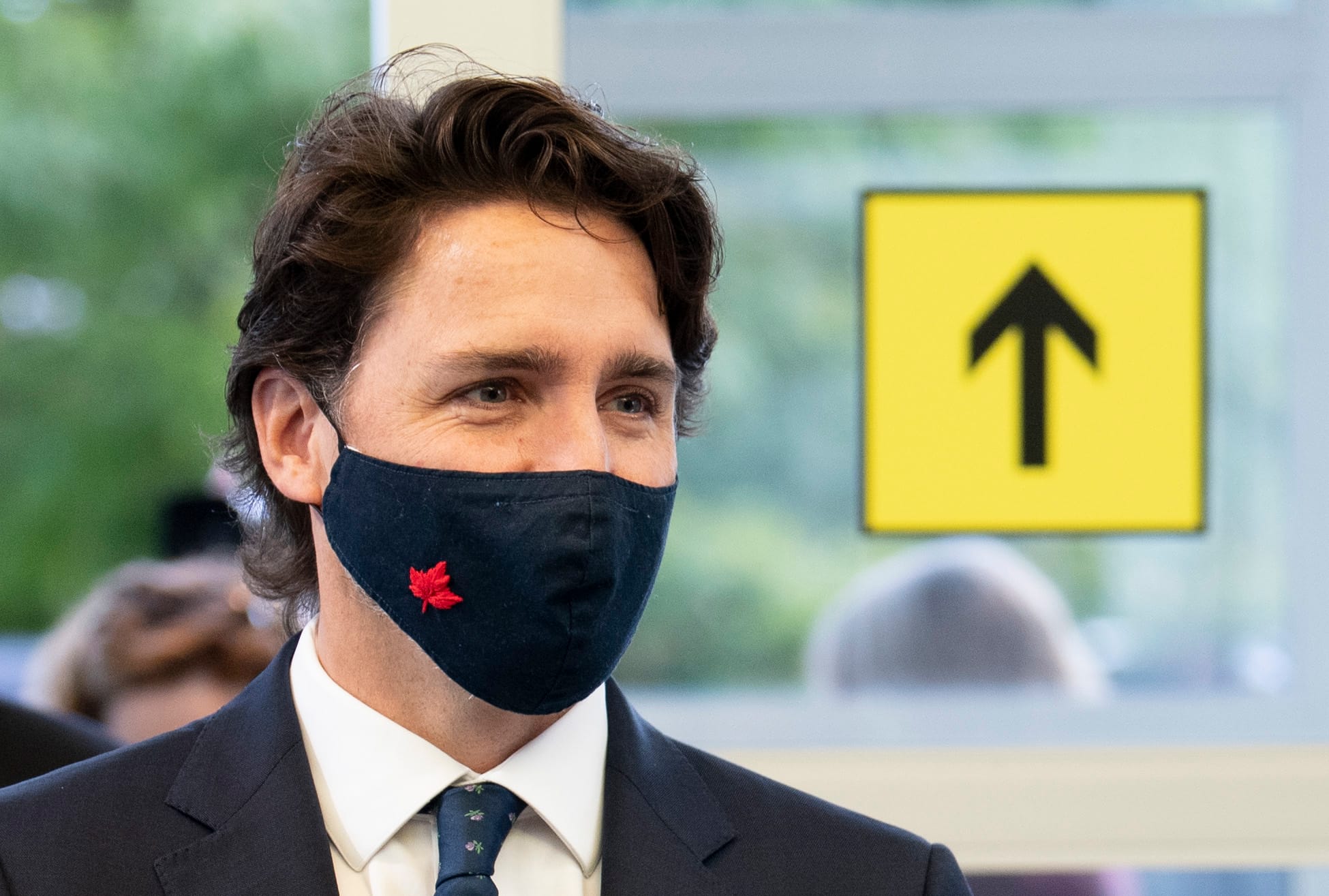 Prime Minister Justin Trudeau arrives for the first day of a Liberal cabinet retreat in Ottawa, Monday September 14, 2020. (Adrian Wyld/CP)