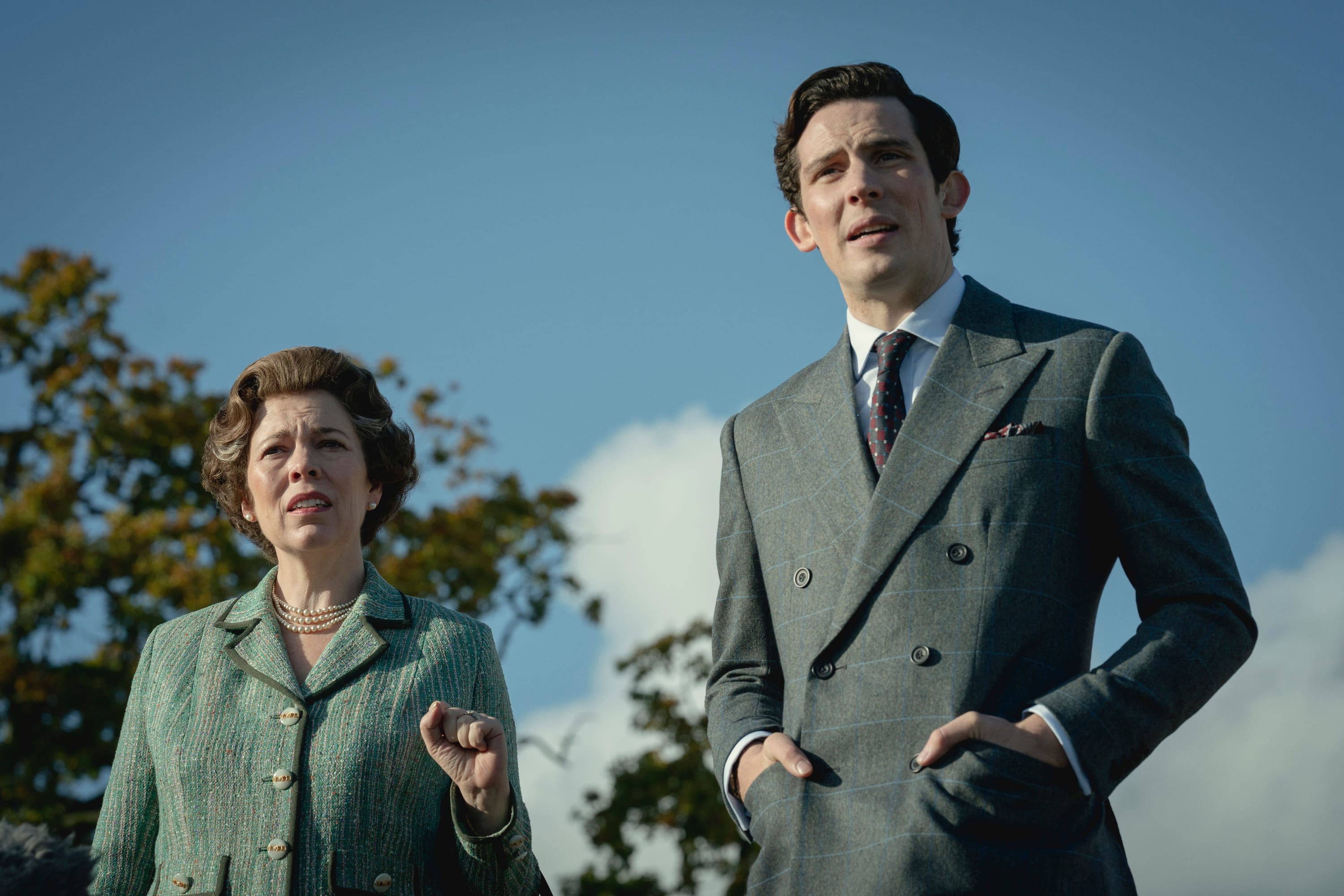 Olivia Colman stars as Queen Elizabeth II, with Josh O'Connor as Prince Charles in"The Crown." (Courtesy of Netflix)Olivia Colman stars as Queen Elizabeth II, with Josh O'Connor as Prince Charles in the fourth season of "The Crown." (Courtesy of Netflix)