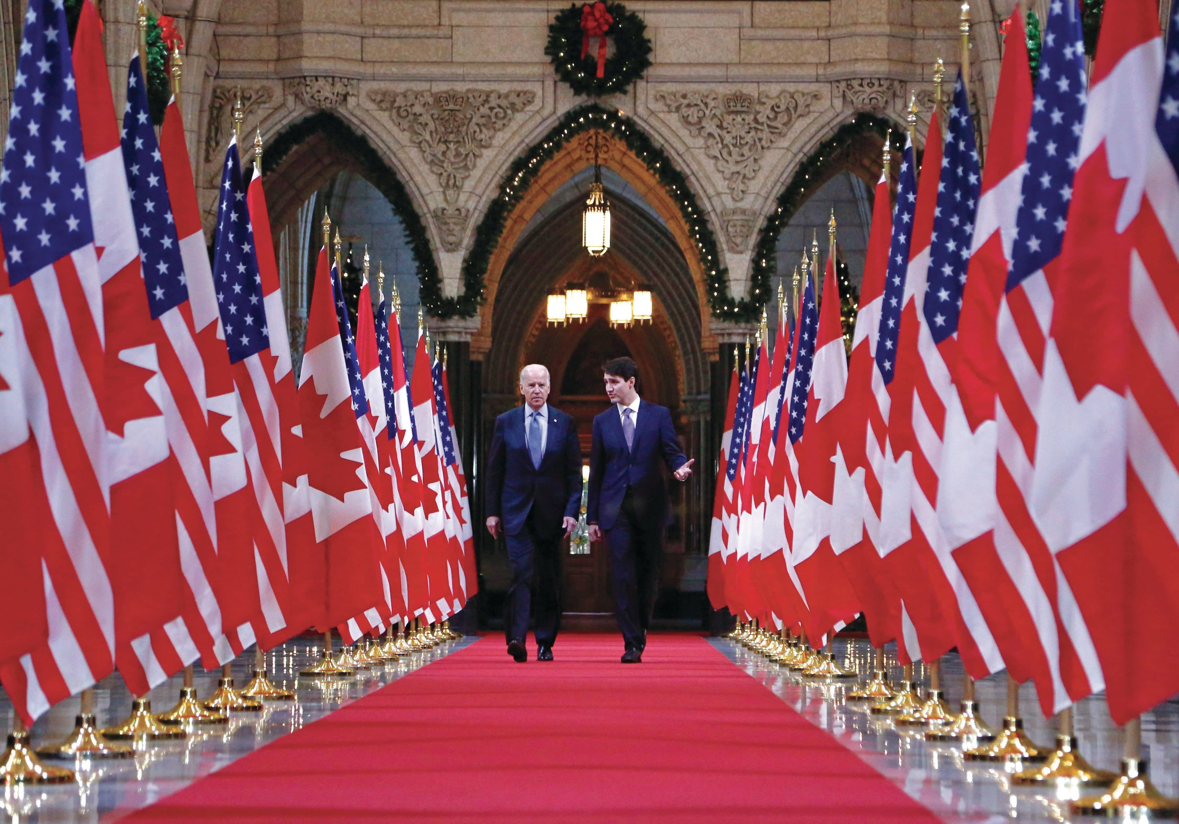 Will Biden and Trudeau have a longer stint of both being in power than they did in 2016? (Patrick Doyle/CP)