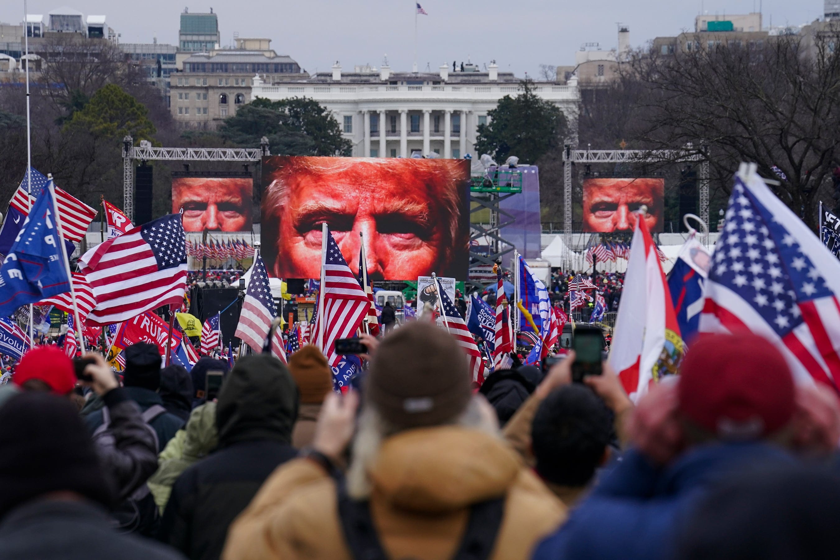 Trump supporters participated in a rally on Jan. 6, 2021, in Washington (John Minchillo/AP/CP)
