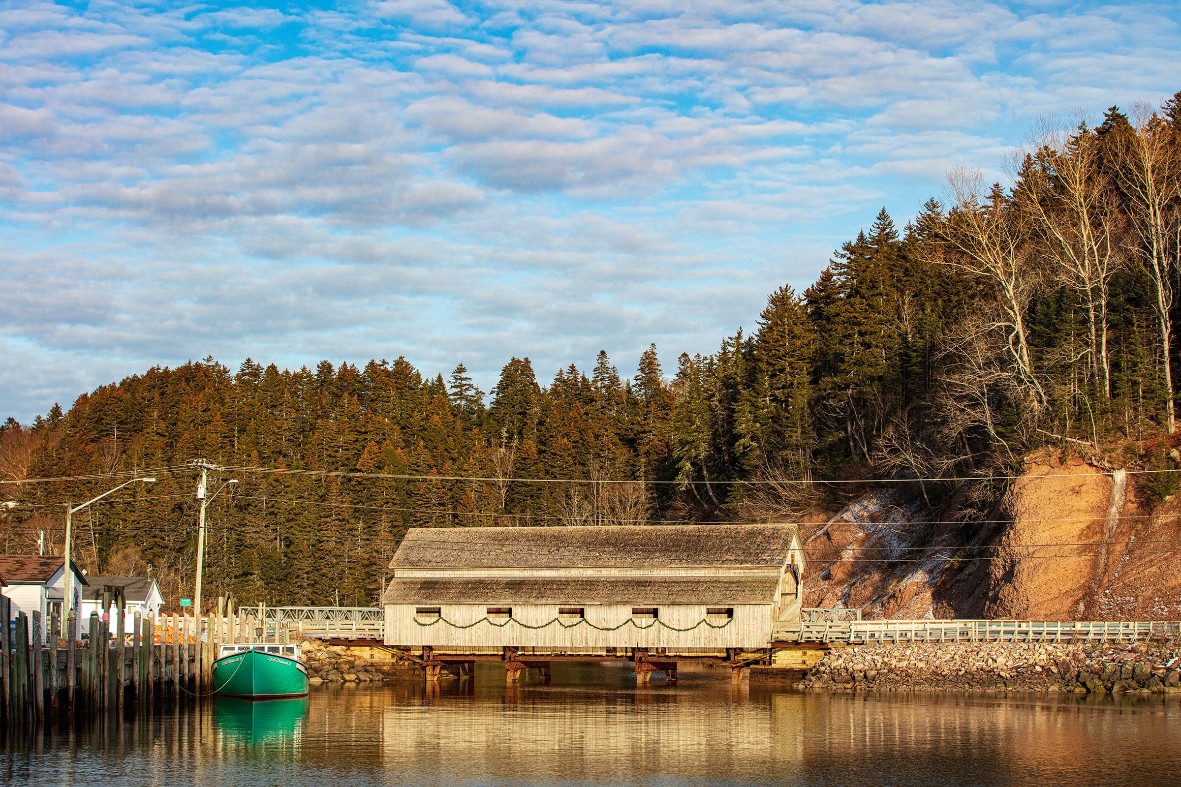 Vaughan Creek Irish River #1 bridge in New Brunswick (John Morris)