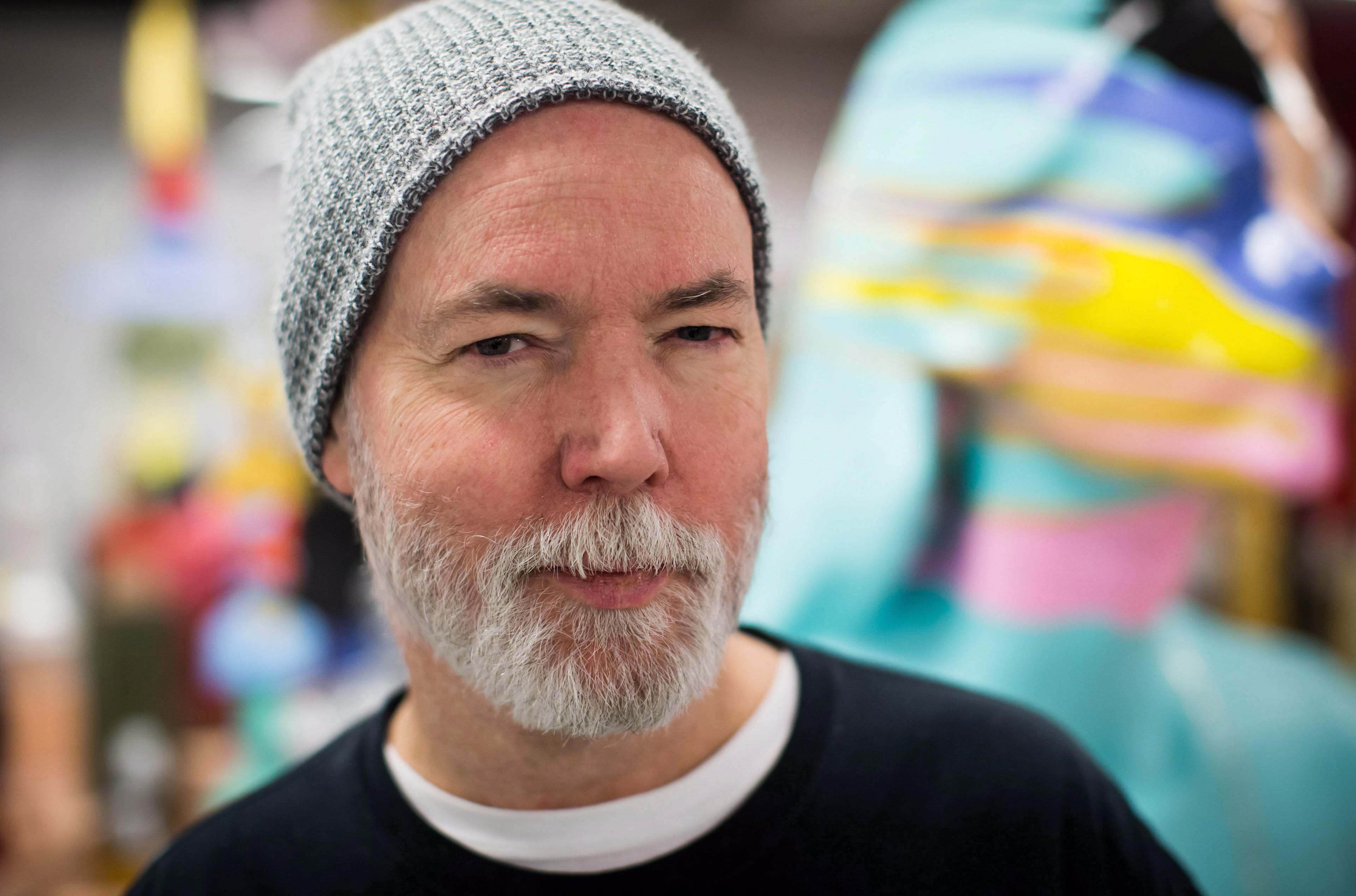 Artist Douglas Coupland in Vancouver on November 9, 2017. (Darryl Dyck/Canadian Press)