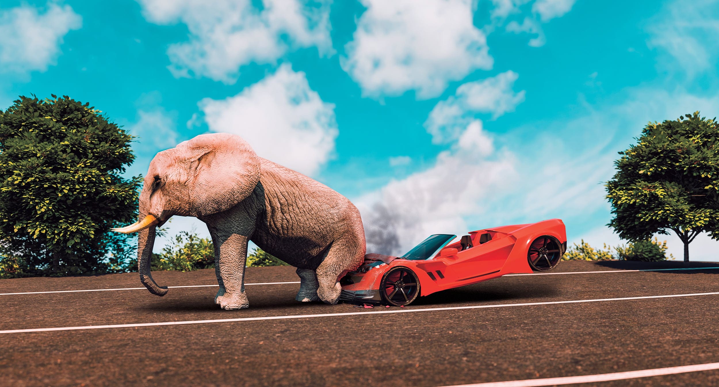 Far-fetched tales of woe are falling victim to new technologies, as insurers learn how to better fight insurance fraud (Mikkel William/Getty Images; Photo illustration by Drew Maynard)