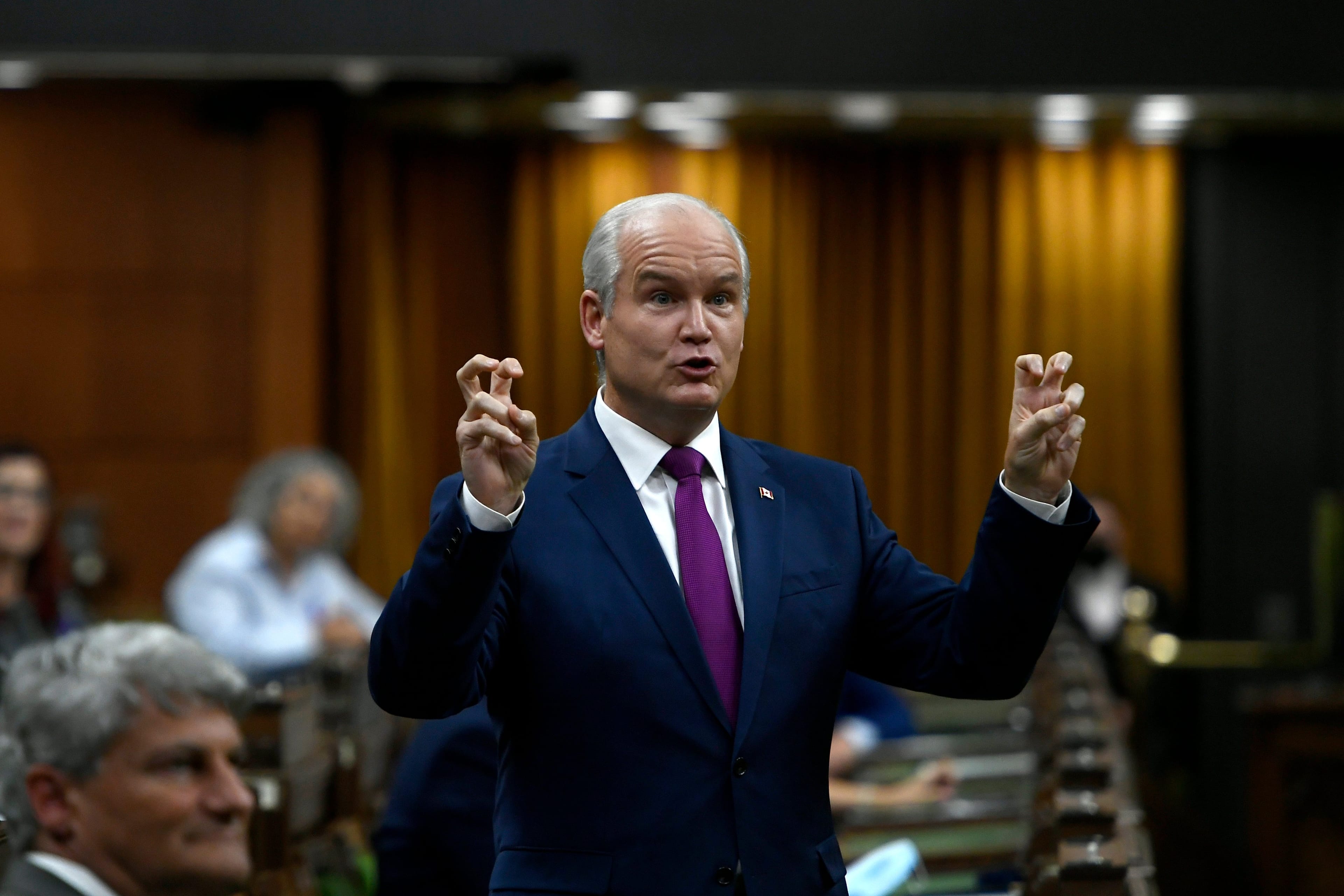 O'Toole during Question Period last June. On Wednesday, the Conservative caucus voted to dump him as leader. (Justin Tang/CP)