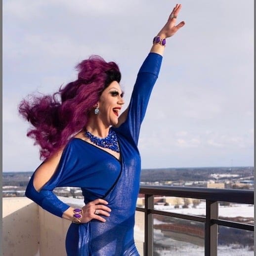 Rowena Whey is front and centre in Kingston's revitalized drag scene (Photo courtesy Whey)