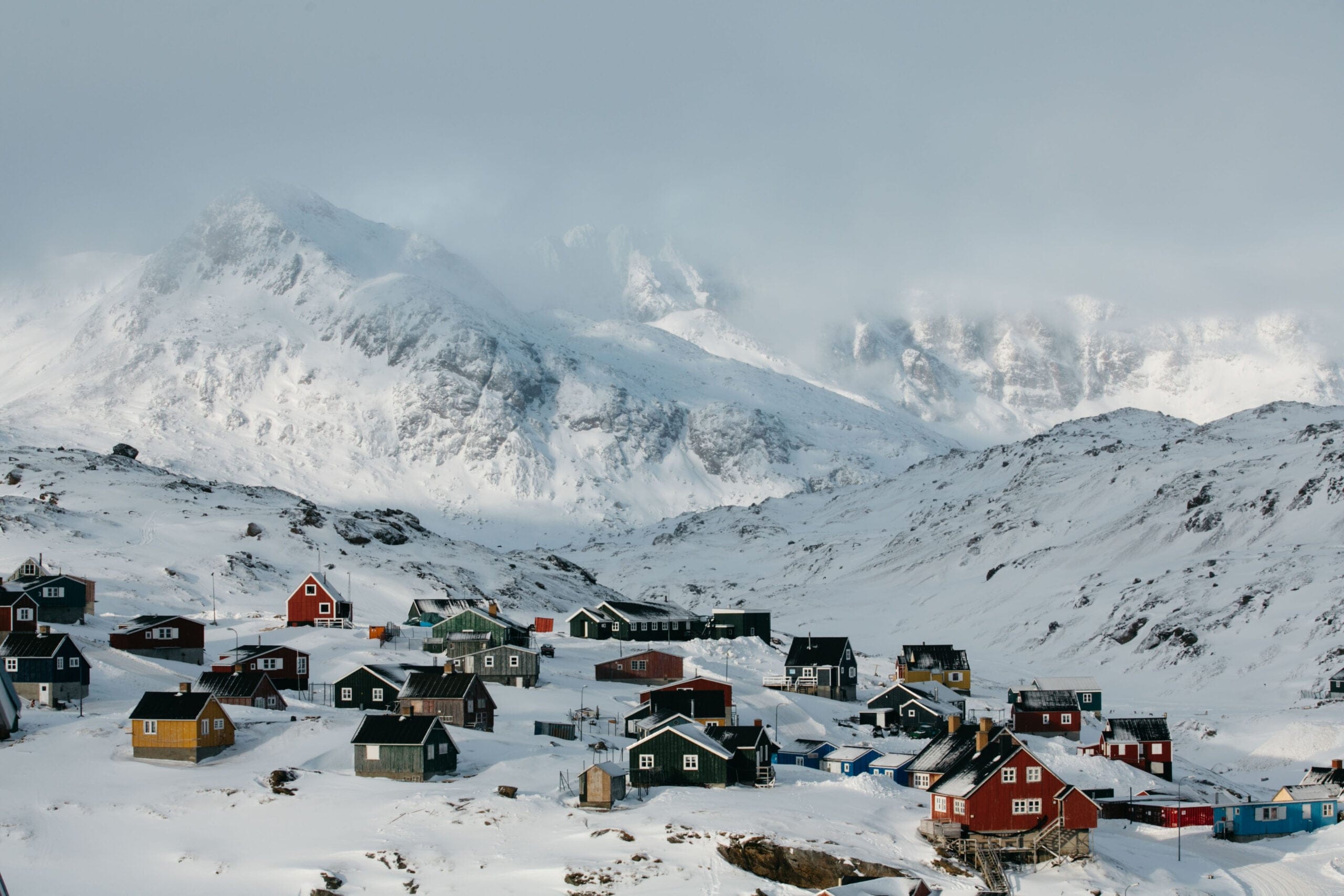 A snowy landscape