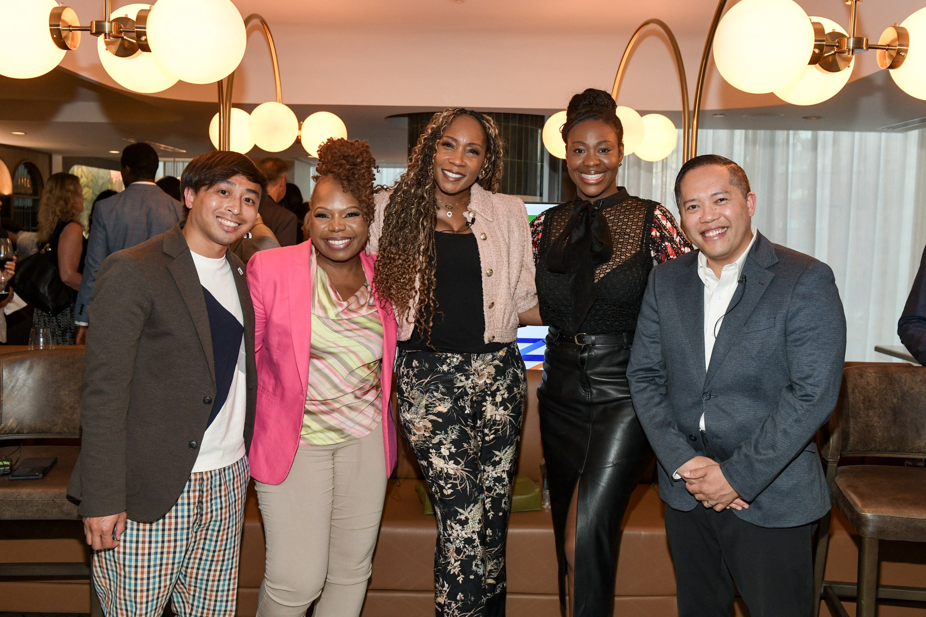 Viet Vu, Diya Wynn, Tonya Hallett, Tomi Gbeleyi and Jason Maghanoy