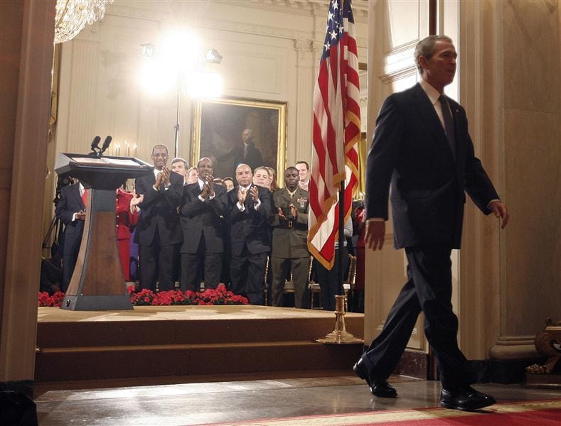 George W. Bush, in 2009. (Jason Reed/Reuters)