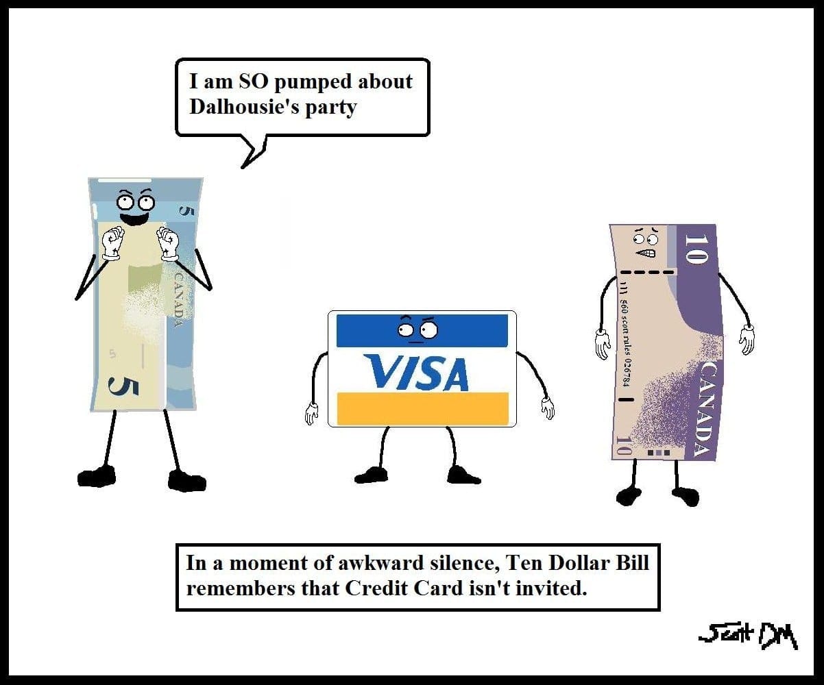 credit cards not welcome