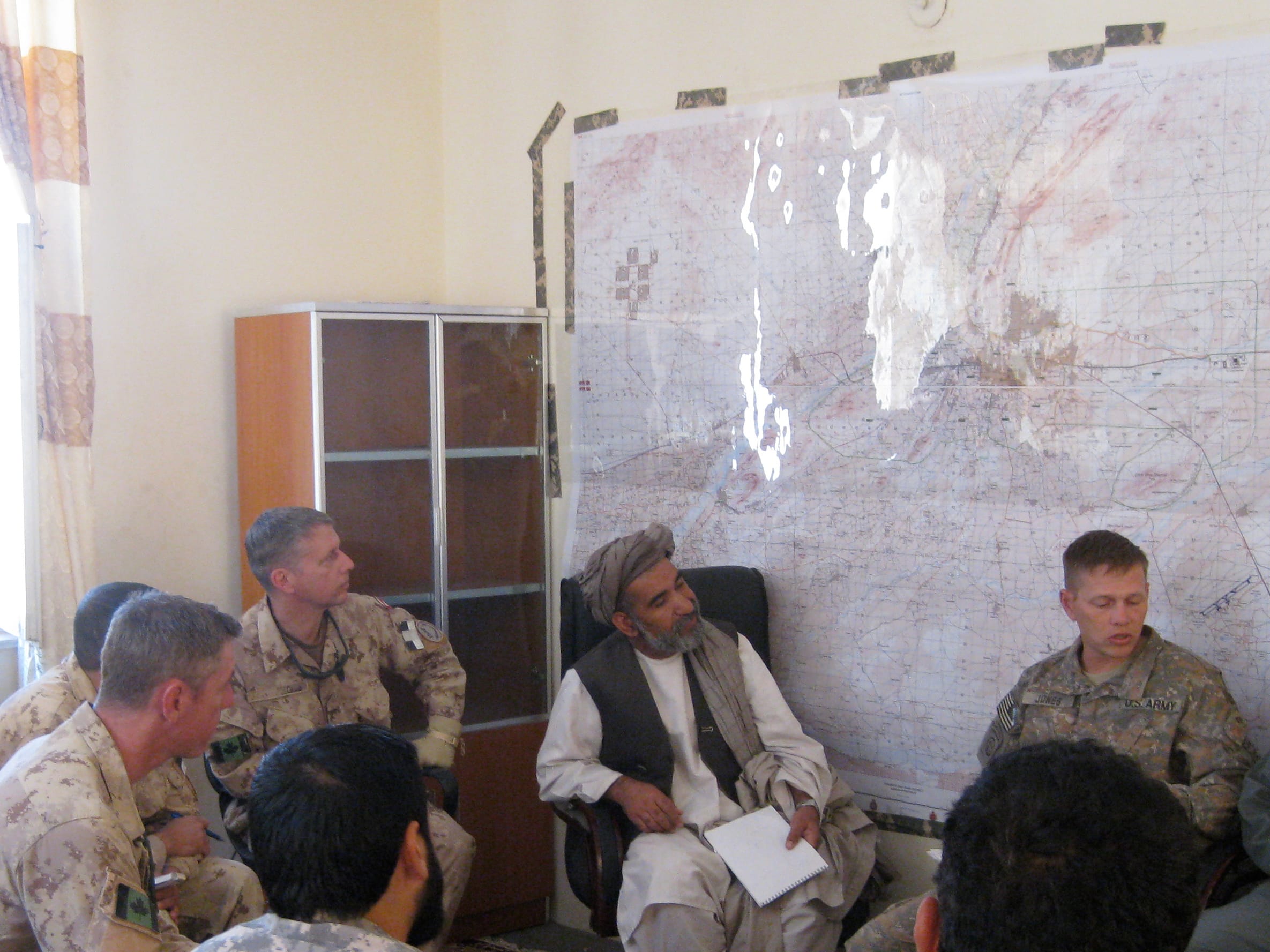 District meeting in Arghandab