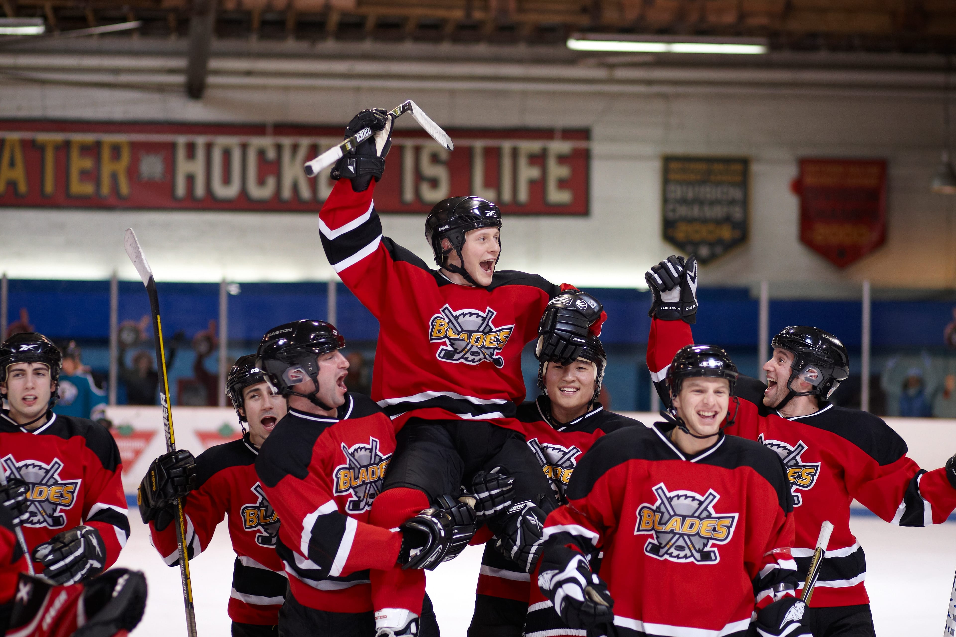 A scene from TIFF's opening night gala, 'Score: A Hockey Musical'