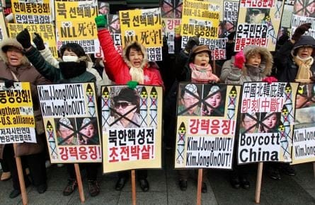 South Korea protestors