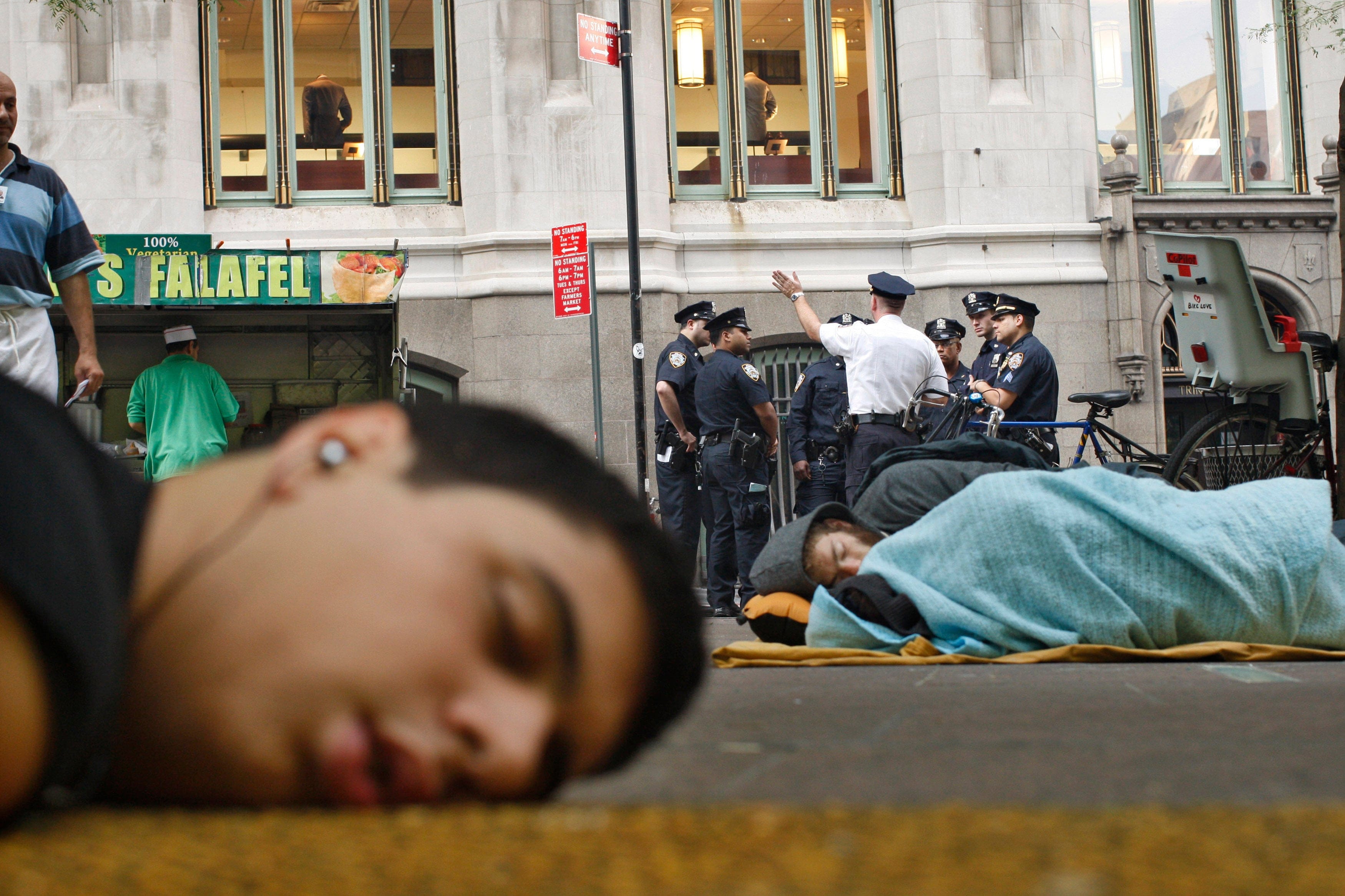 Protests on Wall Street