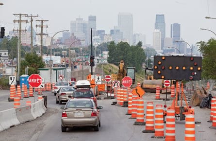 Construction chaos ahead