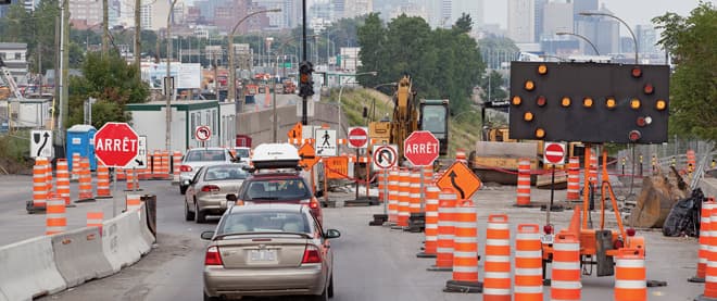 Construction chaos ahead