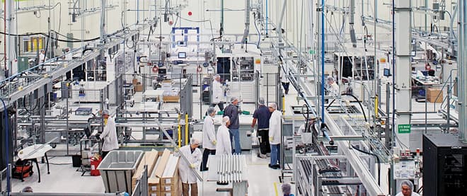 Up off the factory floor