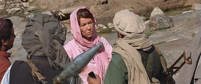 The woman in a war zone
