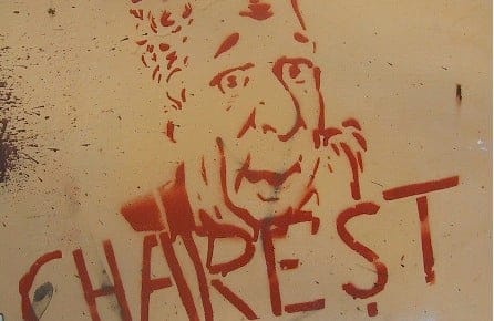 Charest_graffiti