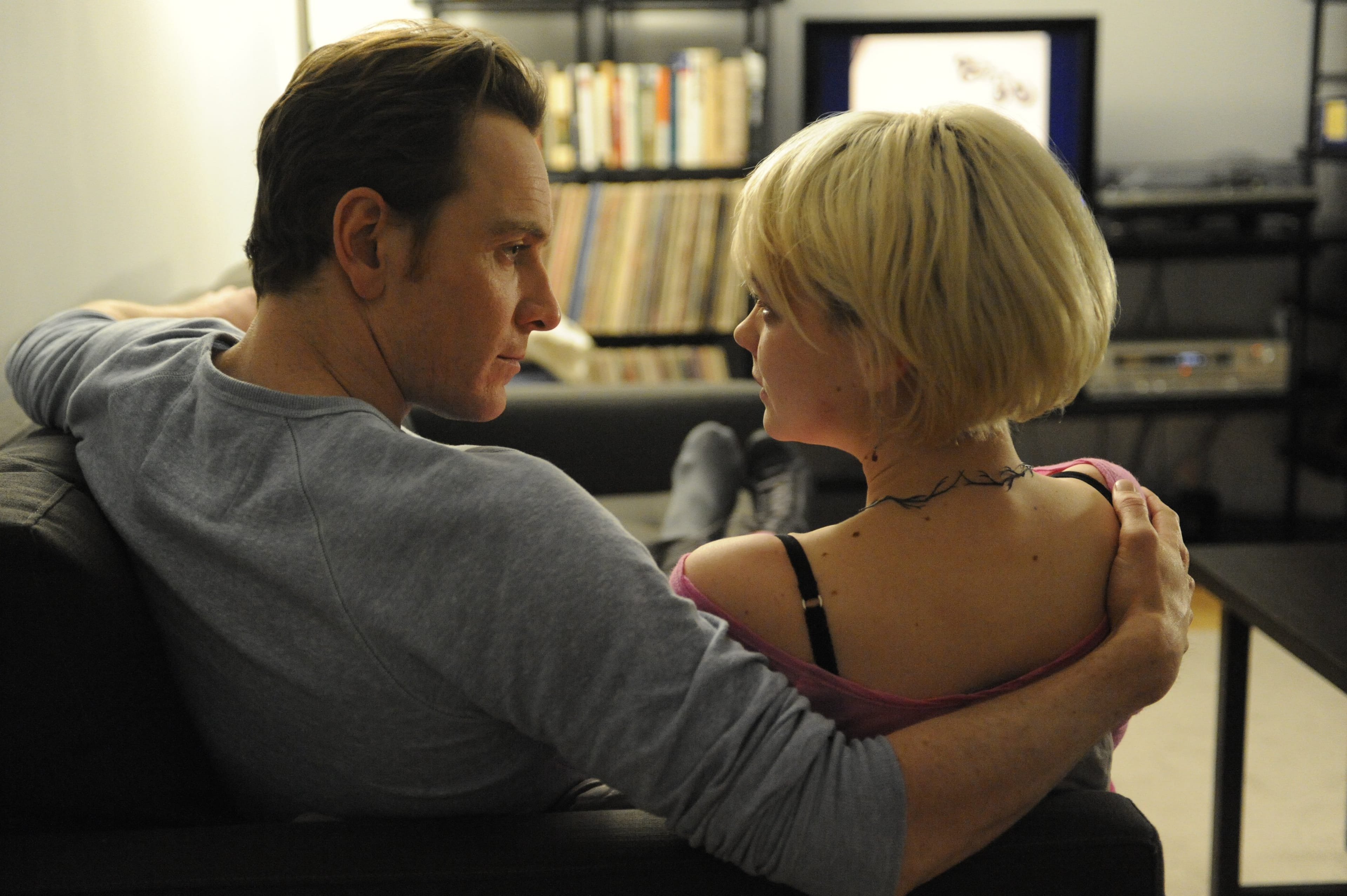 Michael Fassbender and Carey Mulligan in 'Shame'