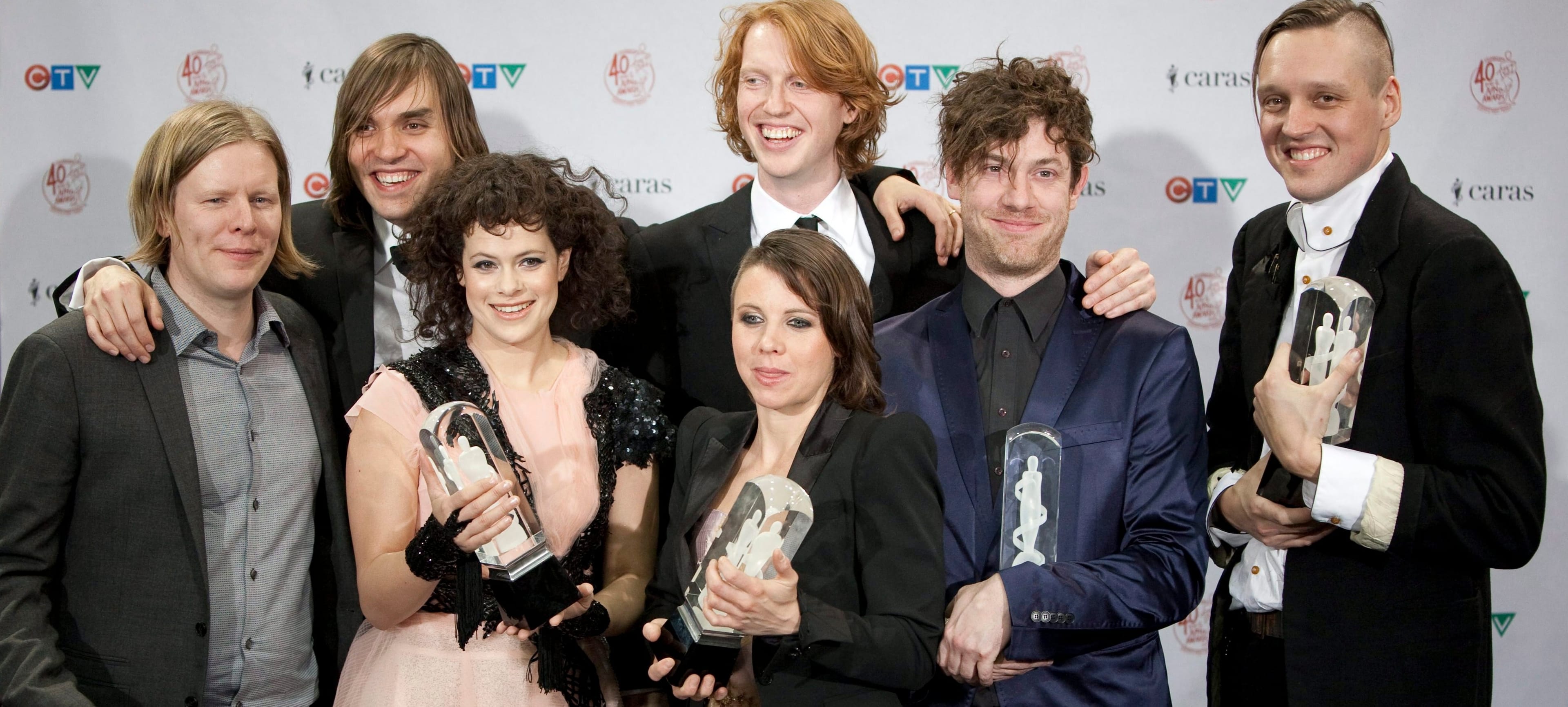 Arcade Fire at the 2011 Juno Awards. (Darren Calabrese/CP)