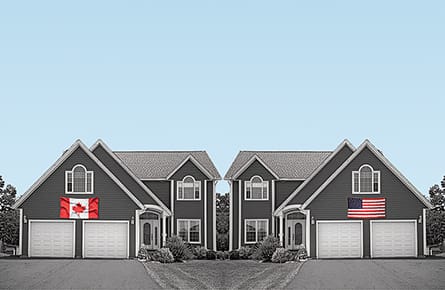 Canadians look south at home loan heaven