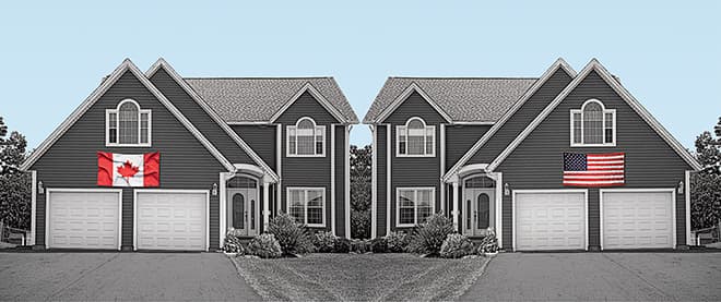 Canadians look south at home loan heaven