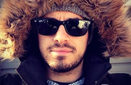 selfie of cold guy
