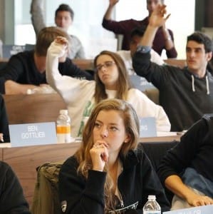 Western students in lecture (Jessica Darmanin)