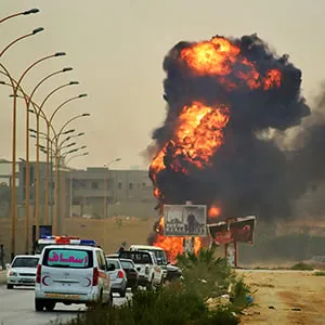 Fighting flares in Benghazi