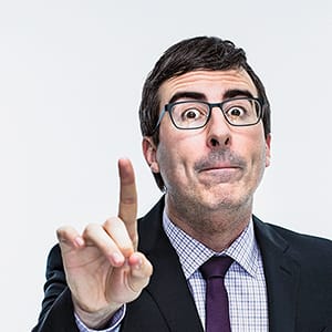 John Oliver in New York.