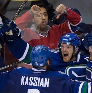 Henrik Sedin, Daniel Sedin, Zack Kassian