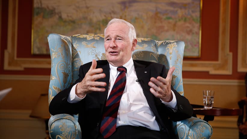 Governor General David Johnston (Brian Gable for Maclean's)