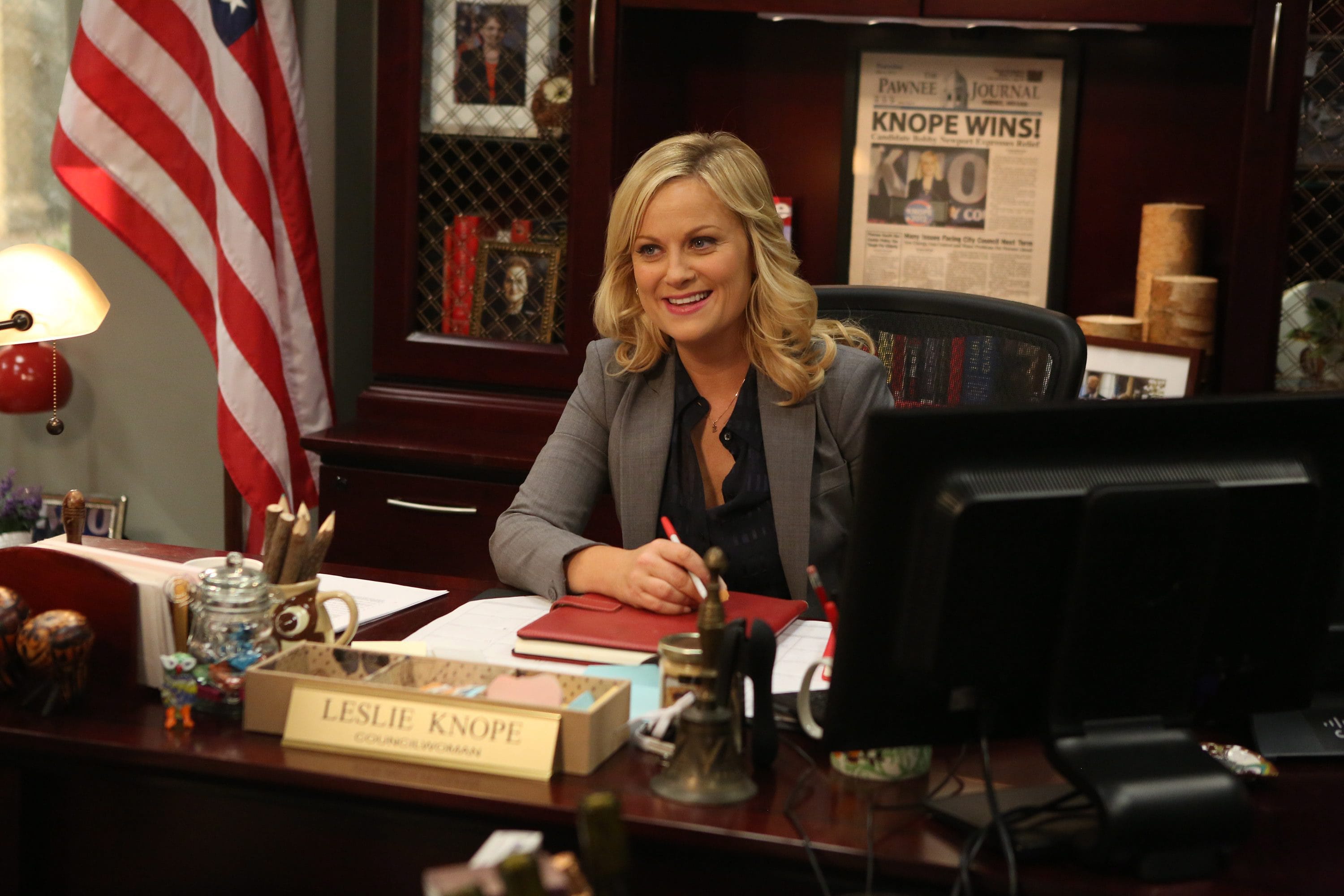 Amy Poehler in a scene from "Parks & Recreation." (AP Photo/NBC, Dean Hendler)