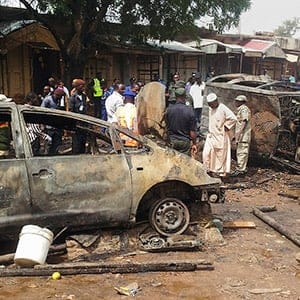 Bomb blast at Dukku bus rank in Gombe