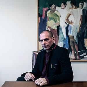Yanis Varoufakis, a self-described "erratic Marxist" and Greece's new finance minister, in Athens, Greece.