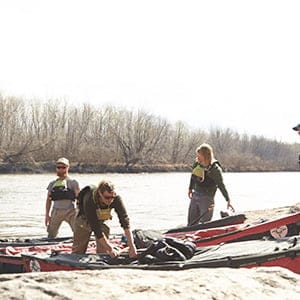 Canoers. (Photograph by Jonathan Chapman/Getty Images)