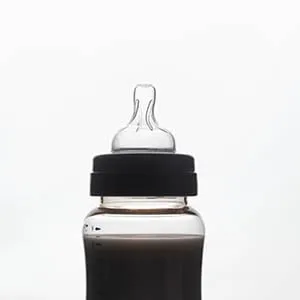 Silhouette of baby bottle