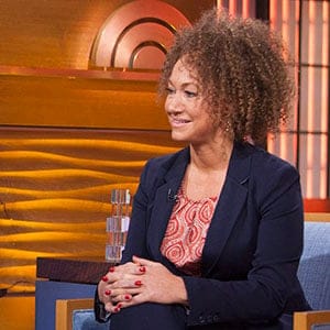 In this image released by NBC News, former NAACP leader Rachel Dolezal appears on the "Today" show during an interview with co-host Matt Lauer, Tuesday, June 16, 2015, in New York. Dolezal, who resigned as head of a NAACP chapter after her parents said she is white, said Tuesday that she started identifying as black around age 5, when she drew self-portraits with a brown crayon, and "takes exception" to the contention that she tried to deceive people. Asked by Matt Lauer if she is an "an African-American woman," Dolezal said: "I identify as black." (Anthony Quintano/NBC/AP)