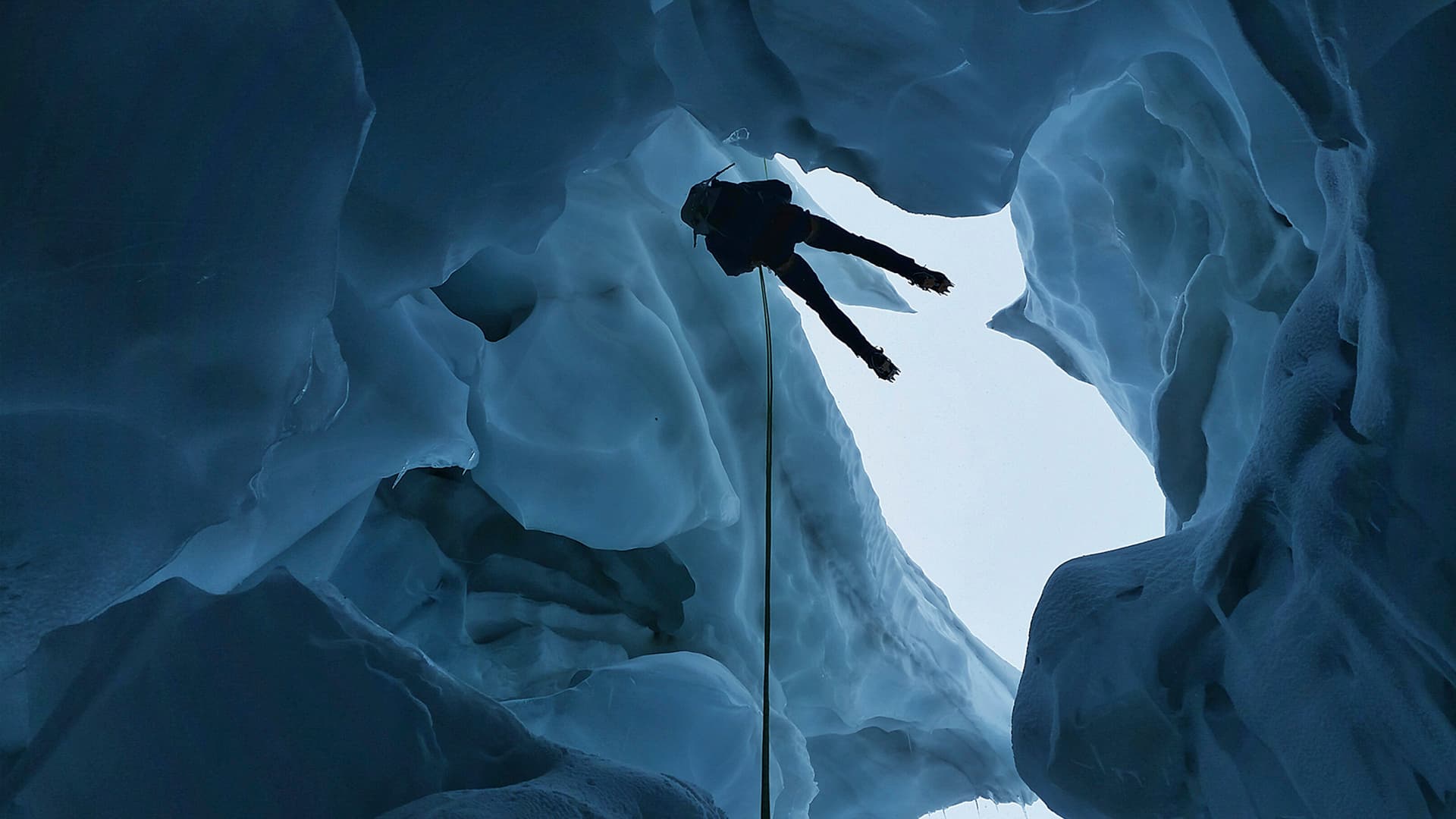 What it feels like to climb a glacier in Banff National Park
