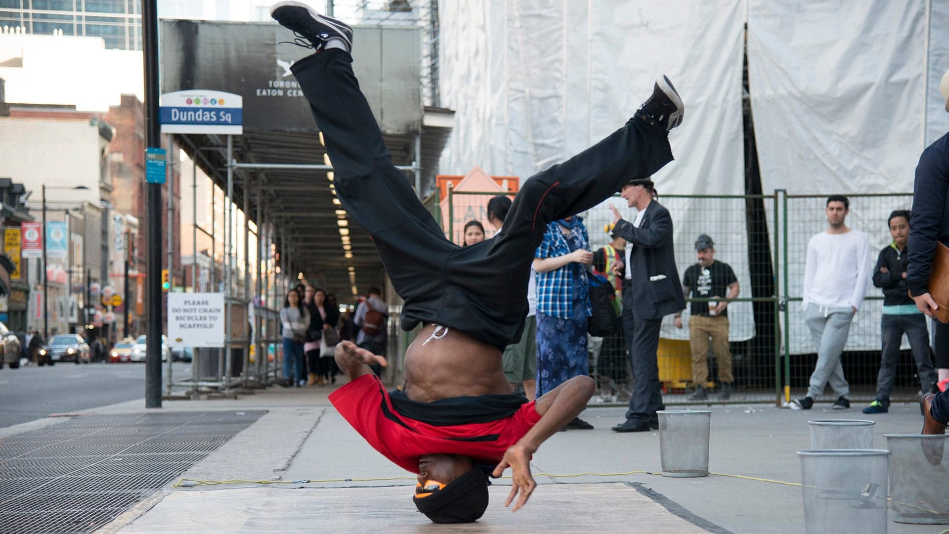 What it feels like to breakdance at Dundas Square