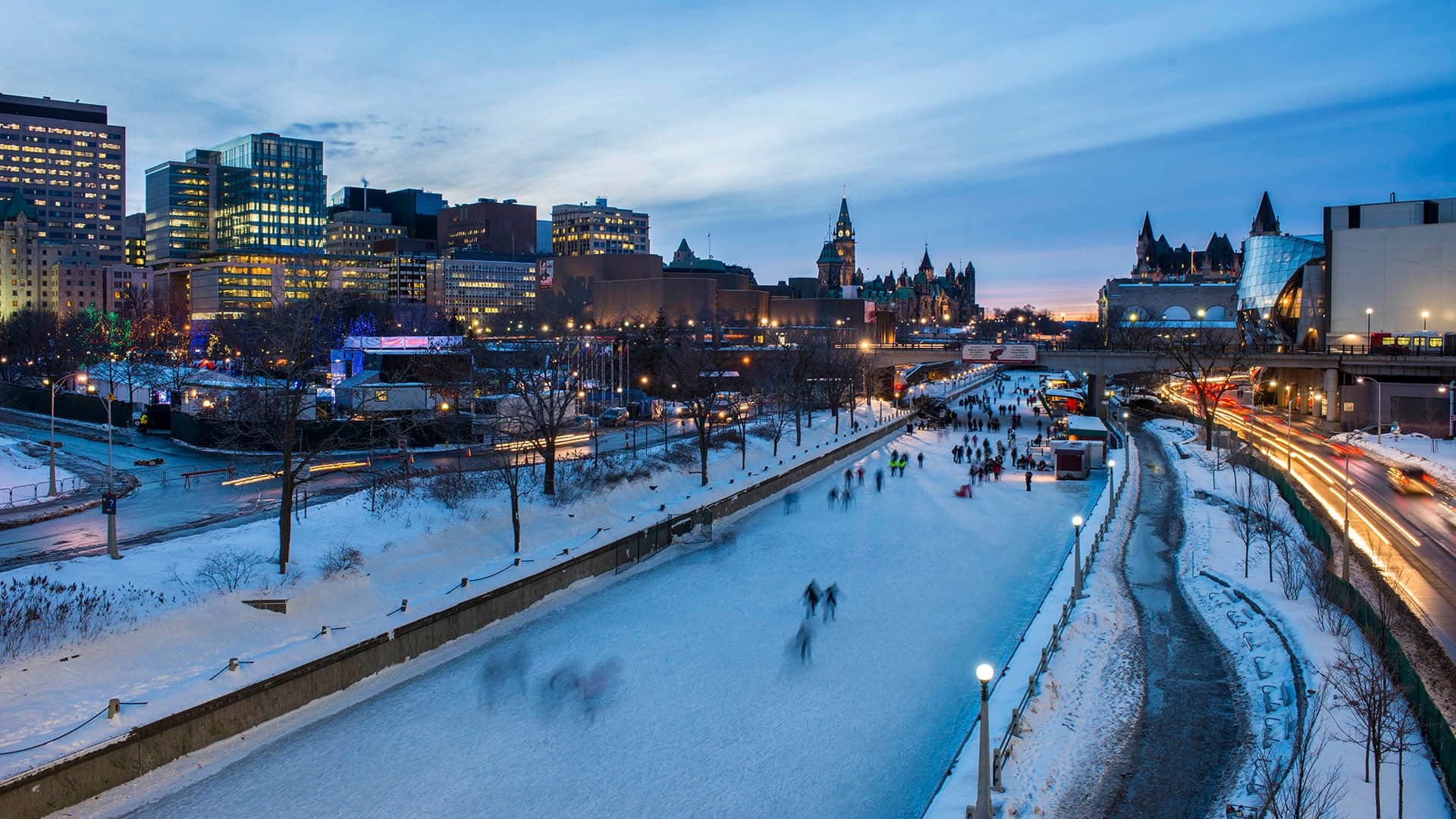 What it feels like to skate the full length of Ottawa’s Rideau Canal
