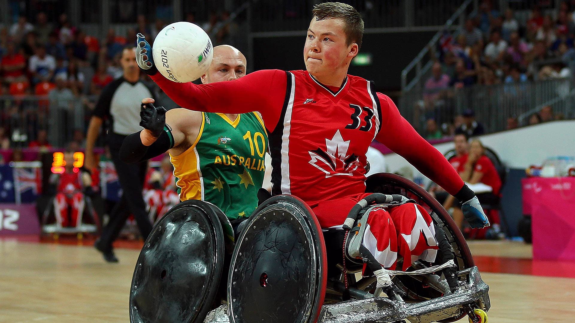 What it feels like to play wheelchair rugby