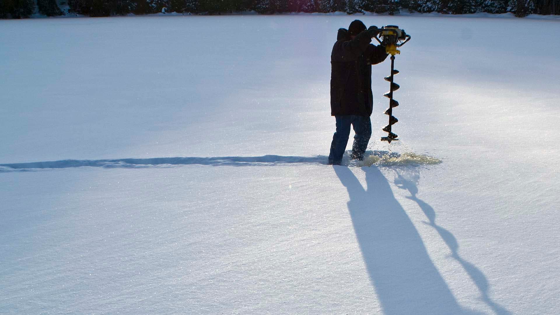 What it feels like to ice fish in the Yukon