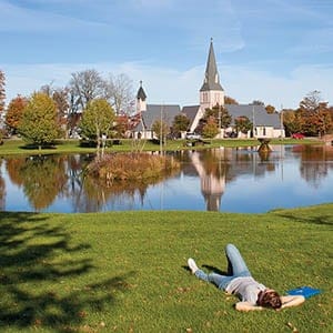 SACKVILLE, NB - OCTOBER 14TH - 2010 - Campus Life at Mt. Allison University.